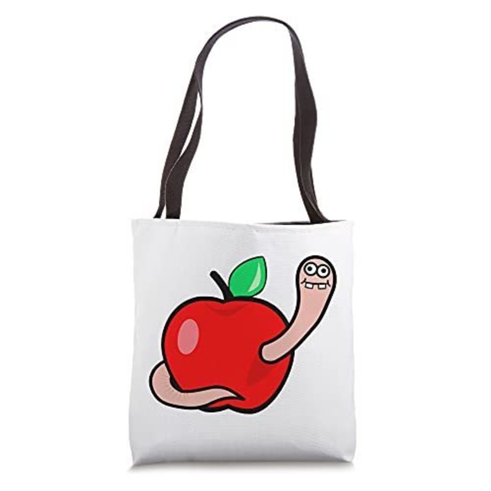 Worm In Ale Ale Worm Funny Idea Fruit Desn Tote Bag :P